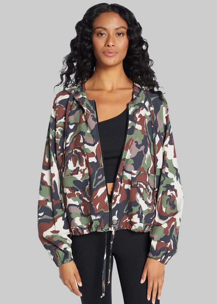 Women YEAR OF OURS Windbreakers | Terrain Jacket Camo