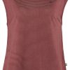 Women Fjällräven Sports Bras & Crop Tops | High Coast Cool T-Shirt Pomegranate Red