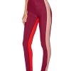 Women Beach Riot Leggings | Beach Riot Colorblock Legging-Merlot Merlot Colorblock