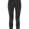 Women Fjällräven Hiking Pants & Tights | Abisko Trekking Tights Pro Black