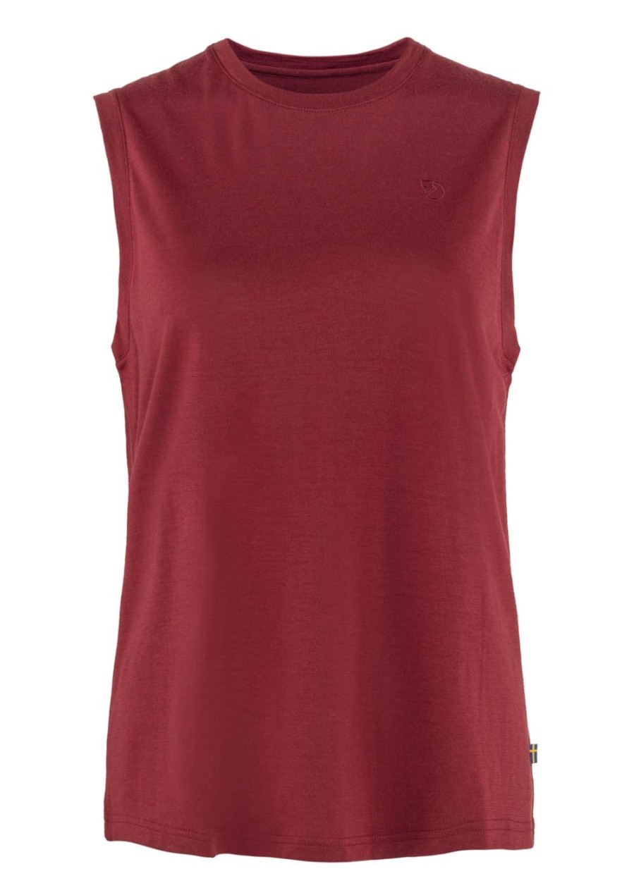 Women Fjällräven T- Shirts & Tank Tops | Abisko Wool Tank Top