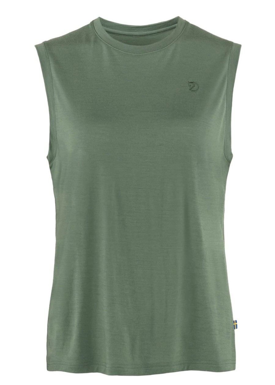 Women Fjällräven T- Shirts & Tank Tops | Abisko Wool Tank Top