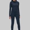 Women INDYEVA Sports Bras & Crop Tops | Fusta Long Sleeve Shirt W/ Hood Black