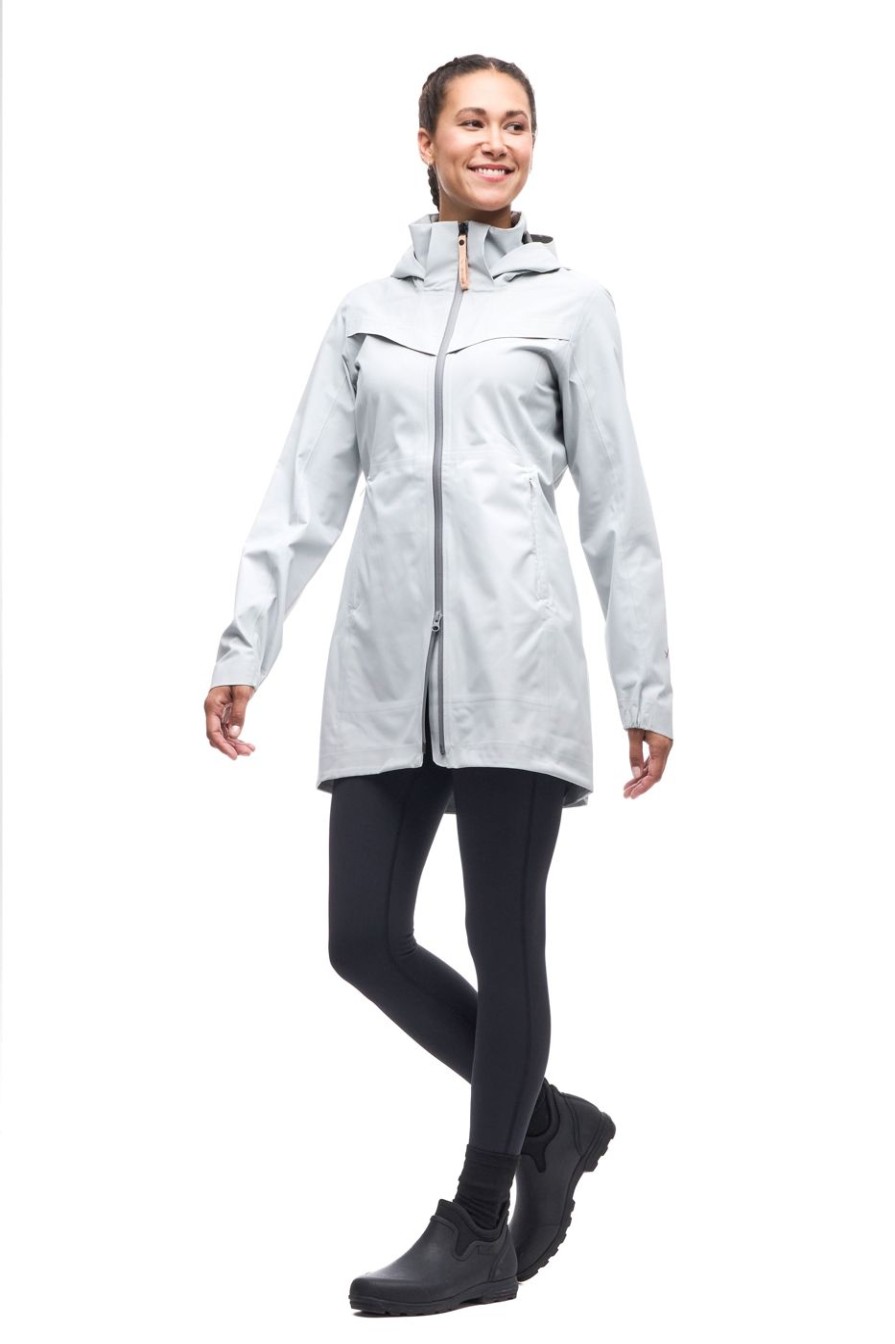 Women INDYEVA Rain Jackets & Shells | Kisa Ii Rain Jacket Willow