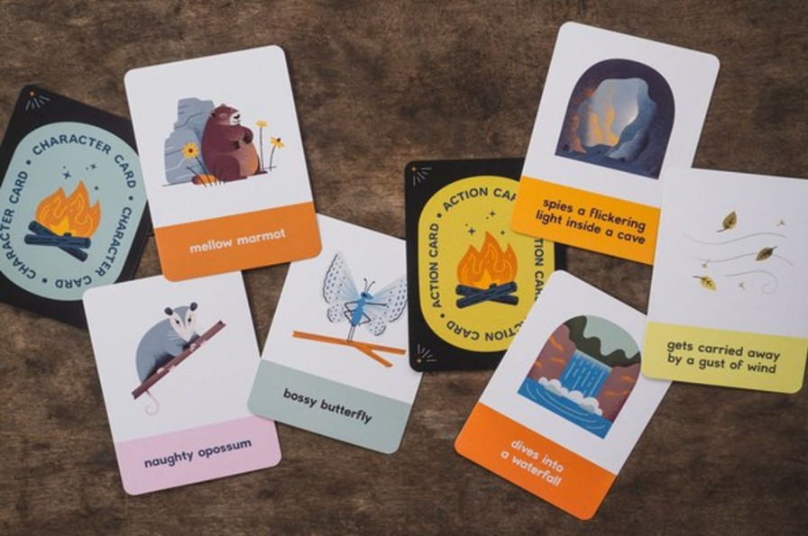 Gear & Wellness Mountaineers Books | Campfire Stories Deck-For Kids