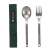 Gear & Wellness Snow Peak Camp Kitchen | Titanium Fork And Spoon Set