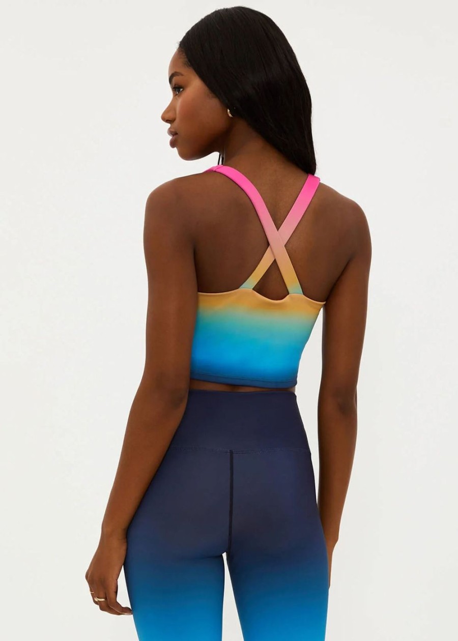 Women Beach Riot Sports Bras & Crop Tops | Katya Top In Ocean Sunset