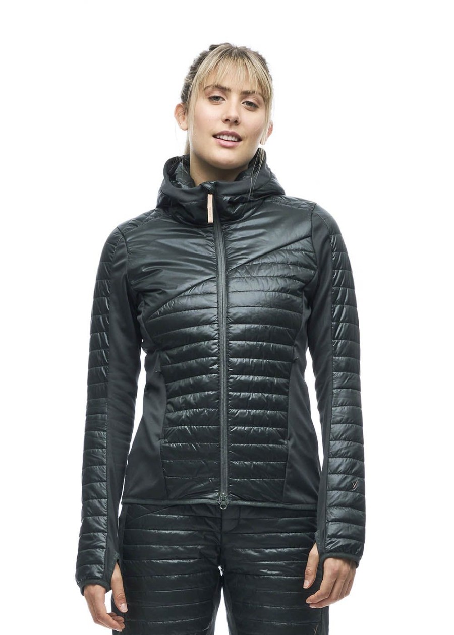 Women INDYEVA Down & Insulated | Mantar Insulated Hooded Vest Pine