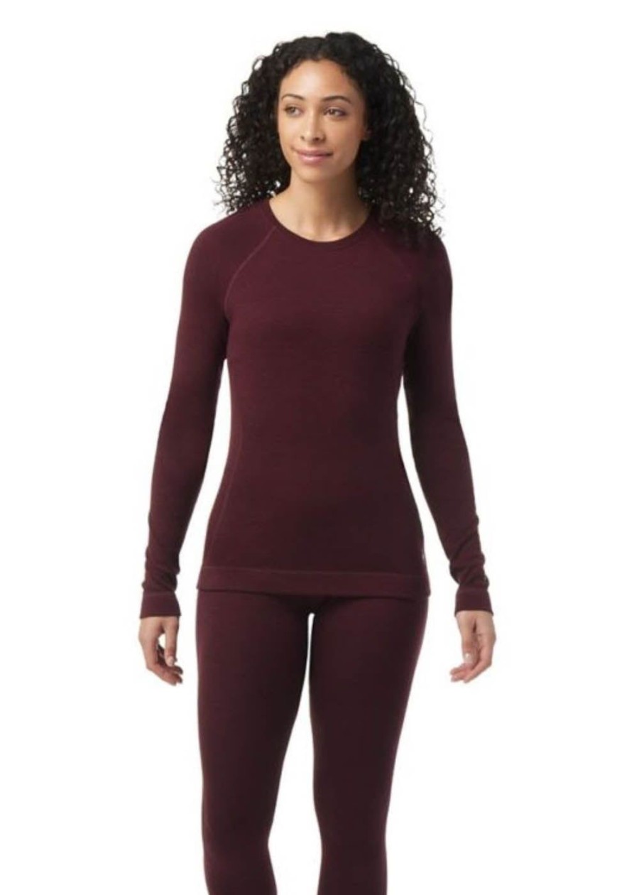 Women Smartwool Baselayer Tops | Women'S Classic Thermal Merino Base Layer Crew