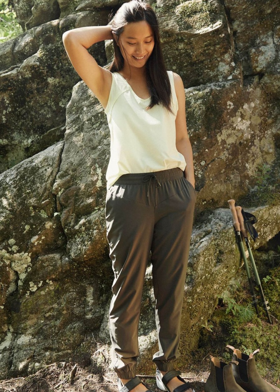 Women INDYEVA Hiking Pants & Tights | Lastik Jogger Pants Night Owl