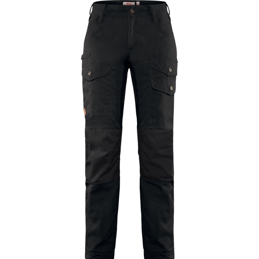 Women Fjällräven Pants | Vidda Pro Ventilated Trs Women'S Reg Black