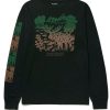 Women Parks Project Long Sleeve Shirts | Yellowstone Woodcut Long Sleeve Tee Black