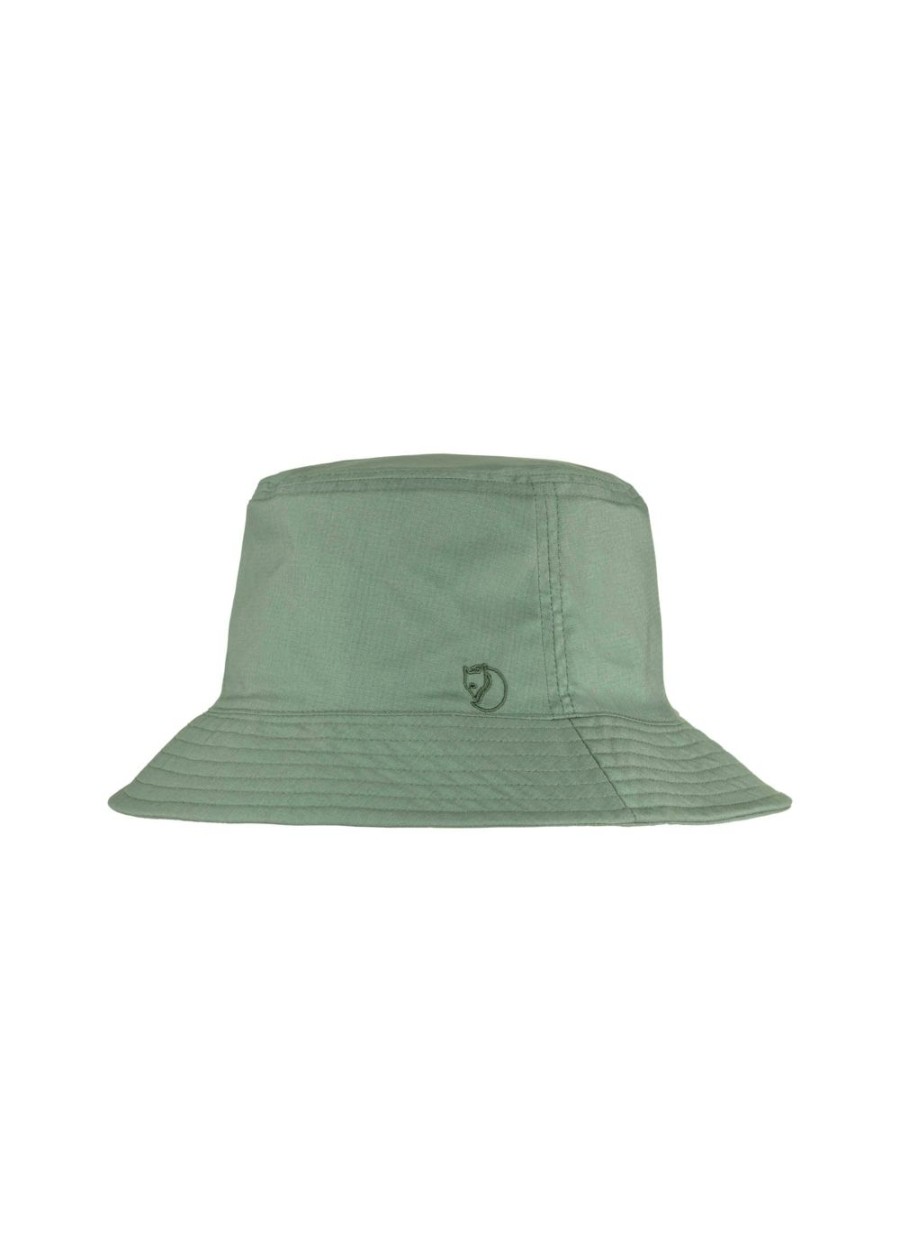 Women Fjällräven Hats | Reversible Bucket Hat Patina Green-Dark Navy