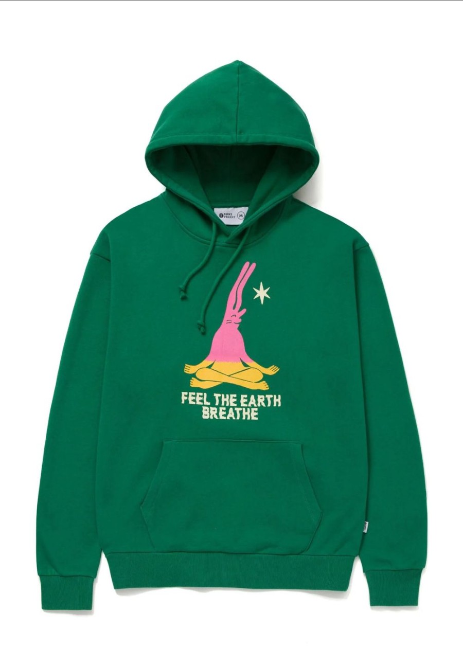 Women Parks Project Sweaters & Sweatshirts | Feel The Earth Breath Organic Sweatshirt Green