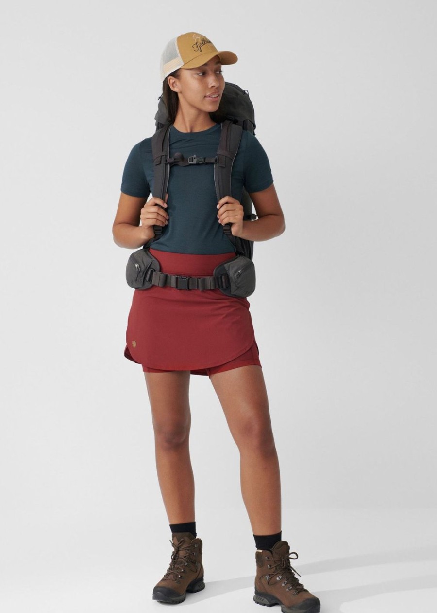 Women Fjällräven Shorts & Skirts | Abisko Midsummer Skort Pomegranate Red