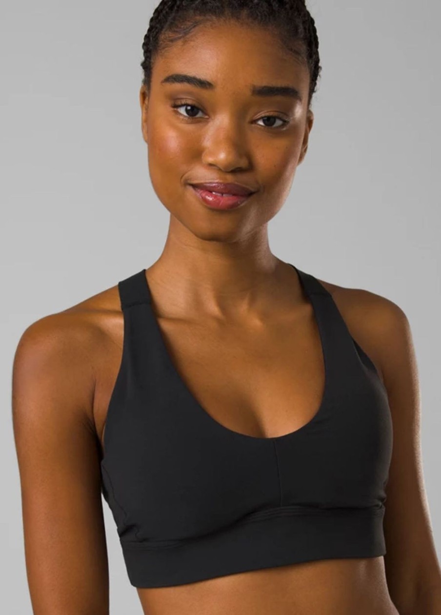 Women Prana Sports Bras & Crop Tops | Layna Bra Black