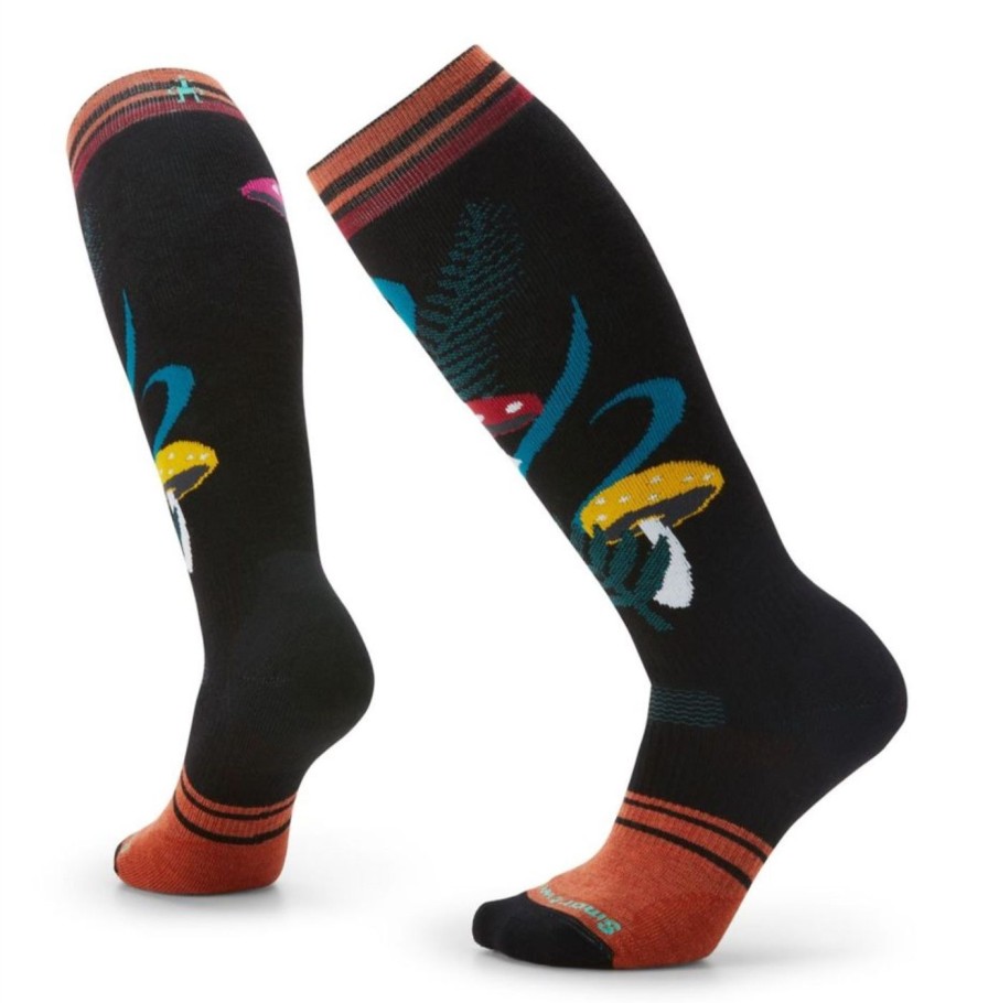 Women Smartwool | Women'S Snowboard Full Cushion Fungi Fabulous Otc Socks