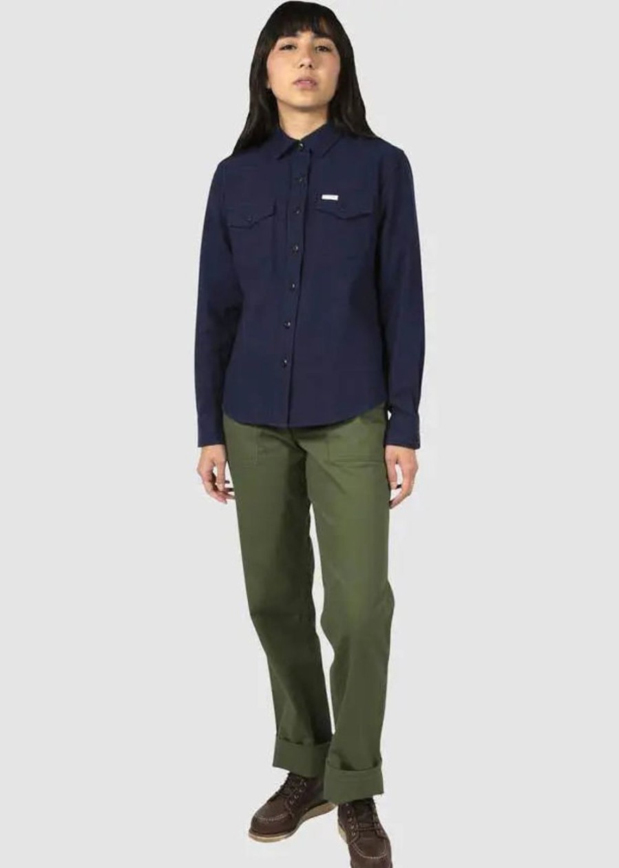 Women Topo Designs Shackets & Overshirts | Mountain Shirt Women Navy