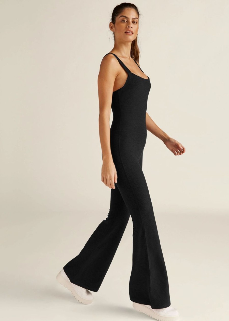 Women Beyond Yoga Pants | Spacedye Hit The Scene Jumpsuit Darkest Night