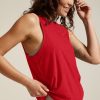 Women Beyond Yoga Sports Bras & Crop Tops | Featherweight Rebalance Tank Candy Apple Red