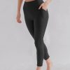 Women Girlfriend Collective Leggings | High-Rise Pocket Legging Black