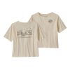 Women Patagonia T- Shirts & Tank Tops | Lost And Found Organic Easy Cut Pocket Tee Undyed Natural