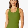 Women Beyond Yoga Sports Bras & Crop Tops | Spacedye Step Up Racerback Tank Fern Green