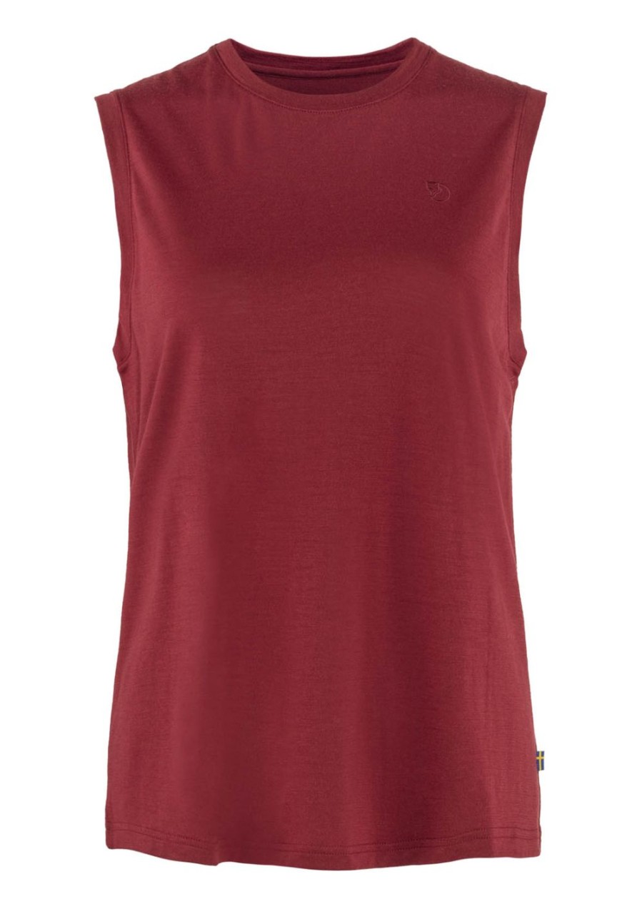 Women Fjällräven Sports Bras & Crop Tops | Abisko Wool Tank Top