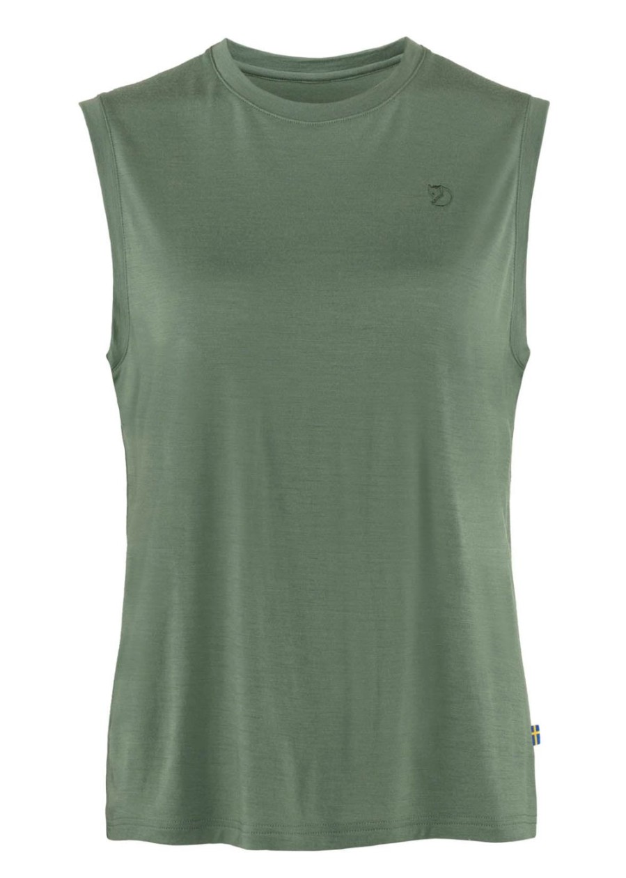 Women Fjällräven Sports Bras & Crop Tops | Abisko Wool Tank Top