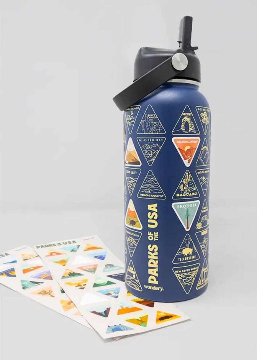 Gear & Wellness wondery. | Wondery Parks Of The Usa Bucket List Water Bottle