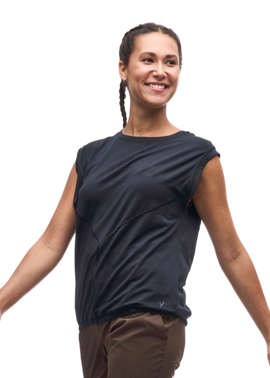 Women INDYEVA T- Shirts & Tank Tops | Goma Sleeveless Crewneck