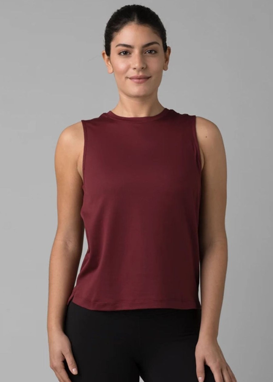 Women Prana T- Shirts & Tank Tops | Alpenglow Tank Maroon