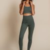 Women Girlfriend Collective Leggings | Compressive Highwaisted Legging Seaweed Green