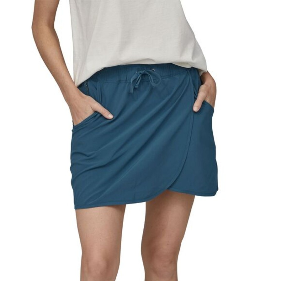 Women Patagonia Shorts & Skirts | Fleetwith Skort Wavy Blue