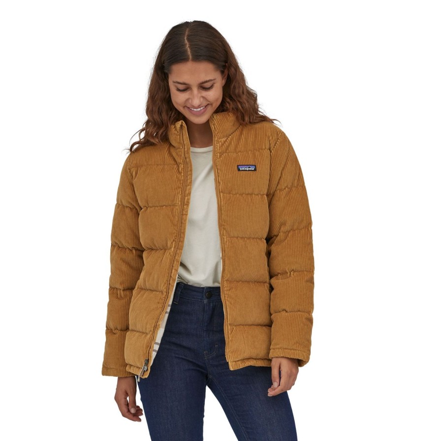 Women Patagonia Down & Insulated | Women'S Cord Fjord Coat Nest Brown