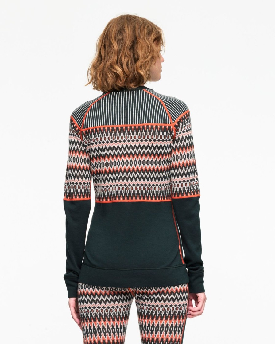 Women Kari Traa Baselayer Tops | Silja Long Sleeve Pine