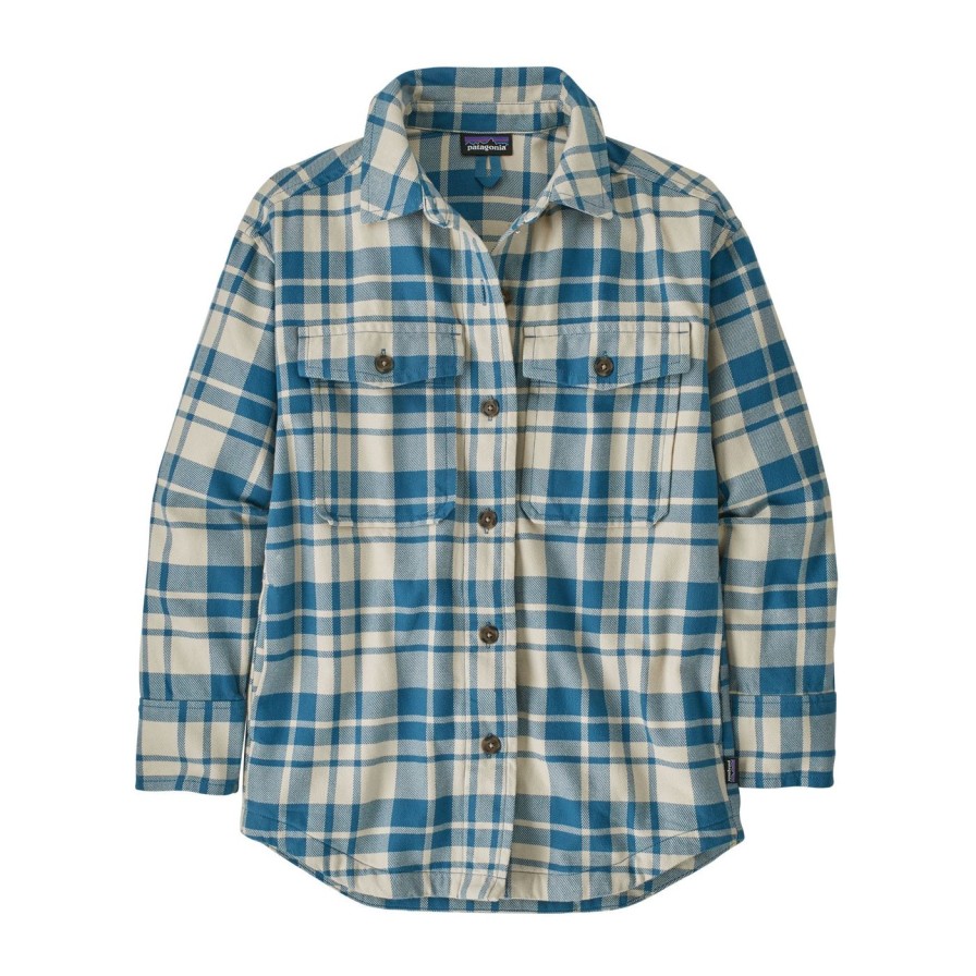 Women Patagonia Shackets & Overshirts | Heavyweight Fjord Flannel Overshirt