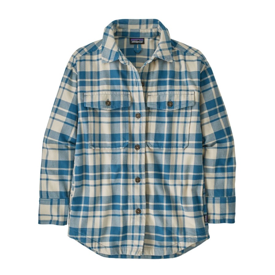 Women Patagonia Long Sleeve Shirts | Heavyweight Fjord Flannel Overshirt