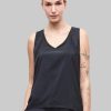 Women INDYEVA T- Shirts & Tank Tops | Halka Sleevless Black