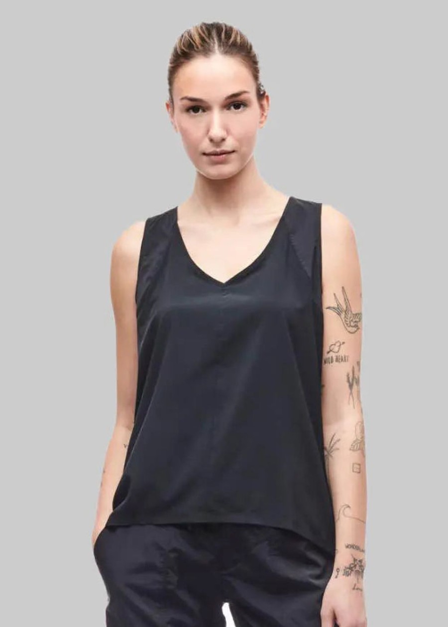 Women INDYEVA T- Shirts & Tank Tops | Halka Sleevless Black