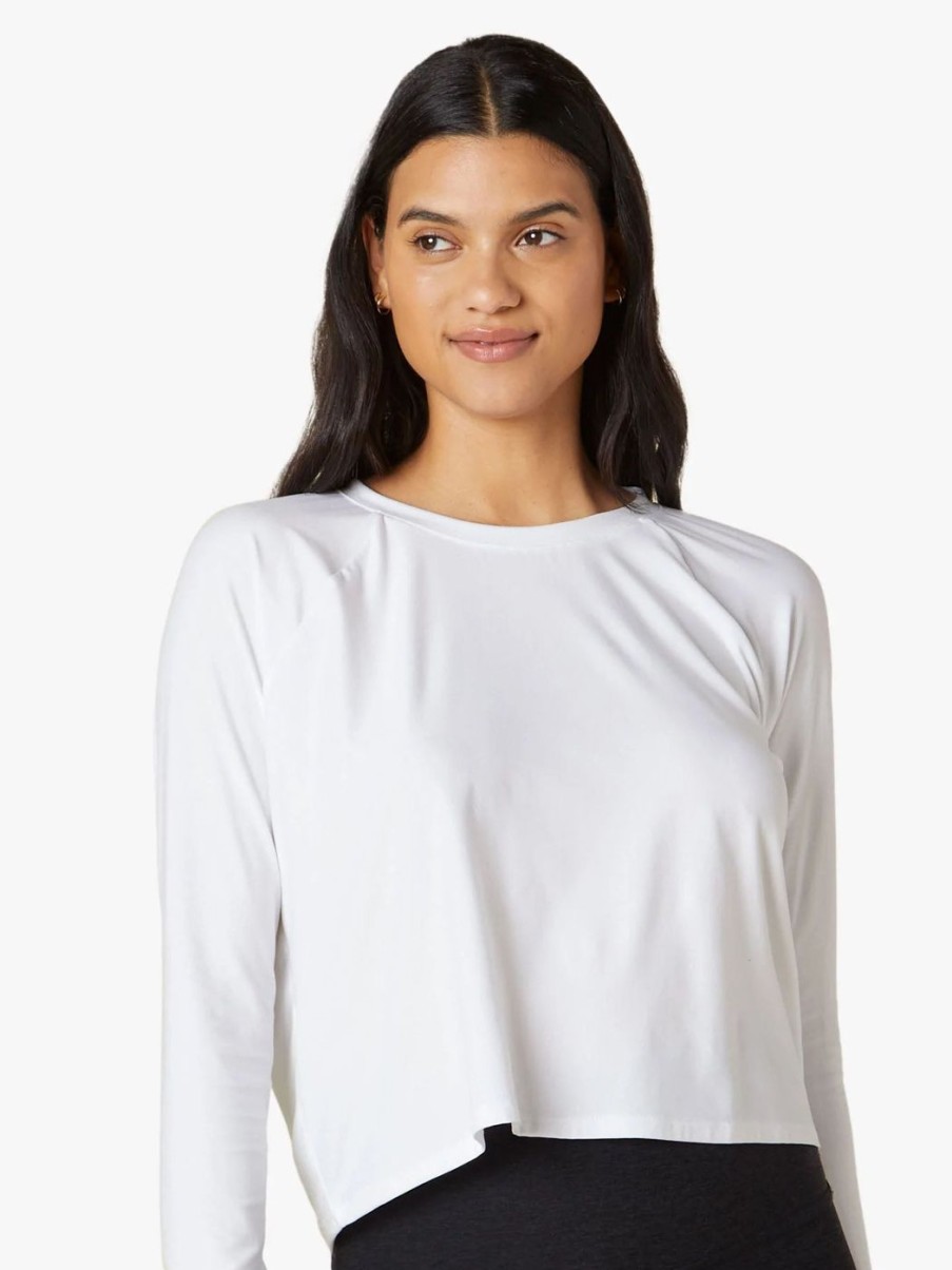 Women Beyond Yoga Long Sleeve Shirts | Featherweight Daydreamer Pullover