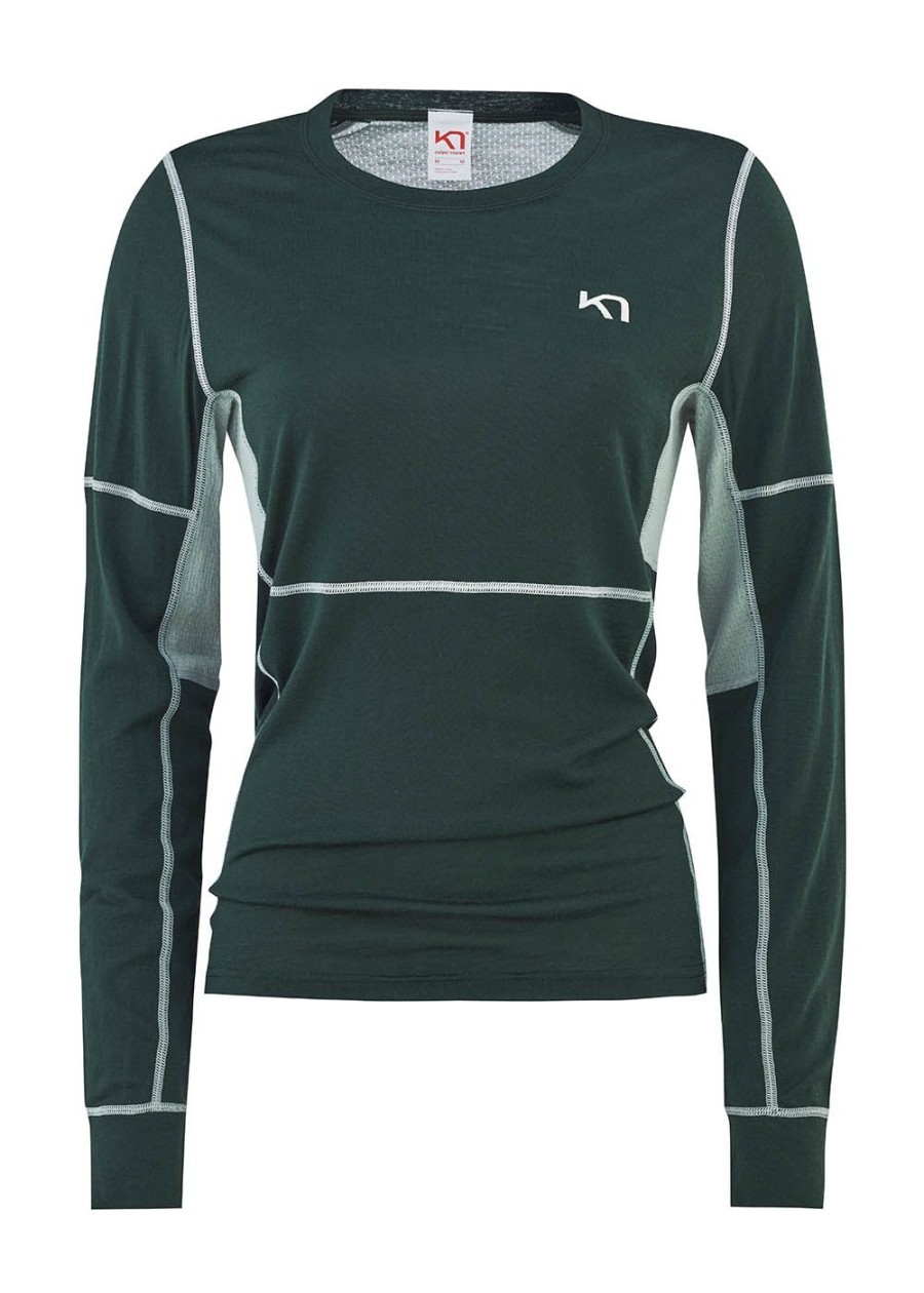 Women Kari Traa Baselayer Tops | Lam Long Sleeve Base Layer