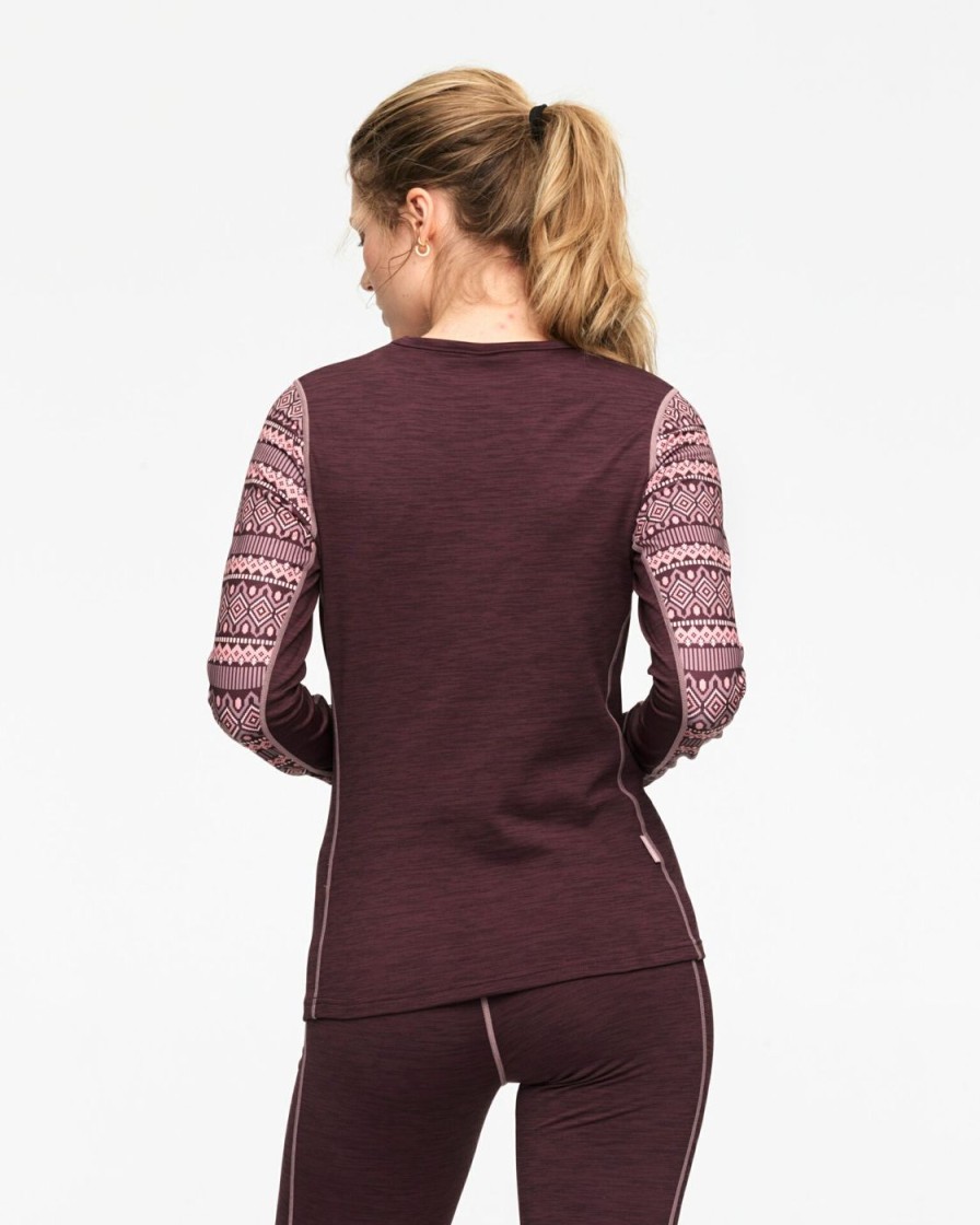 Women Kari Traa Baselayer Tops | Lune Women'S Base Layer Long Sleeve