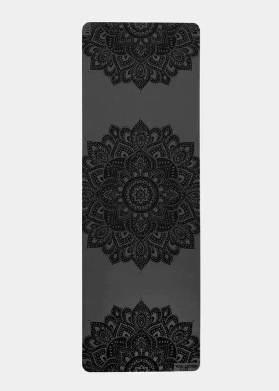 Gear & Wellness Yoga Design Lab | Infinity Yoga Mat Mandala Charcoal