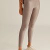 Women Beyond Yoga Leggings | Softshine High Waisted Midi Legging Gold Stardust Foil