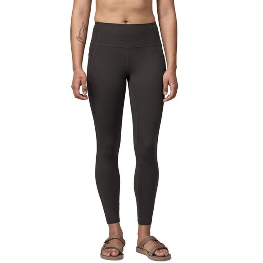 Women Patagonia Hiking Pants & Tights | Women'S Maipo 7/8 Stash Tights Black