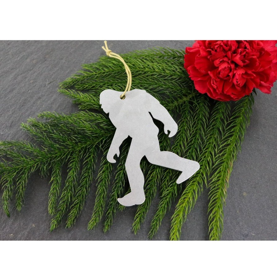 Gear & Wellness Iron Maid Art | Bigfoot Yeti Sasquatch Metal Ornament Holiday Gift Outdoors