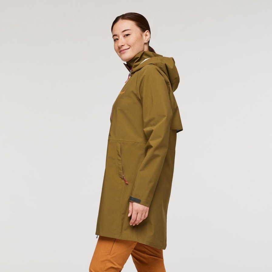 Women Cotopaxi Rain Jackets & Shells | Cielo Rain Trench Oak