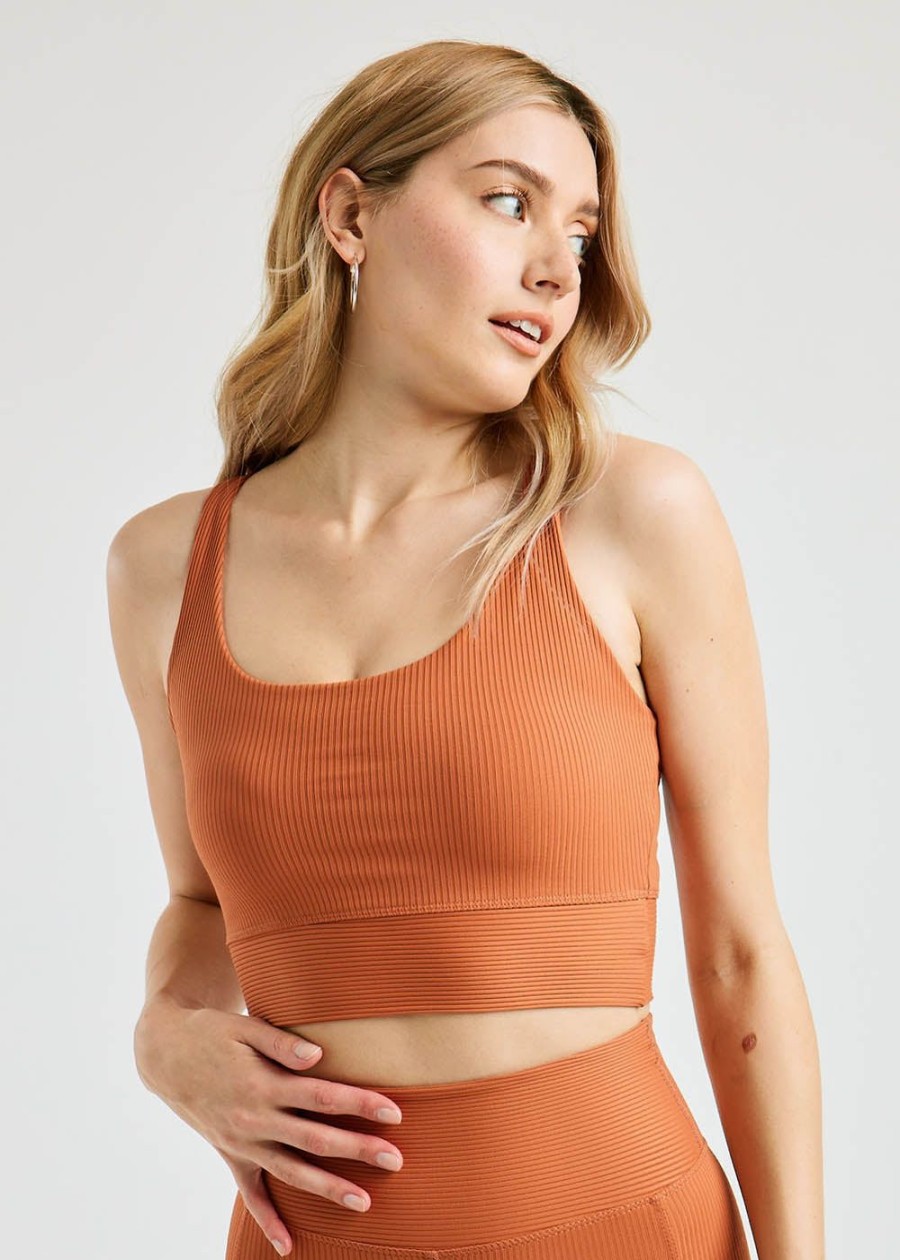 Women YEAR OF OURS Sports Bras & Crop Tops | Ribbed Gym Bra