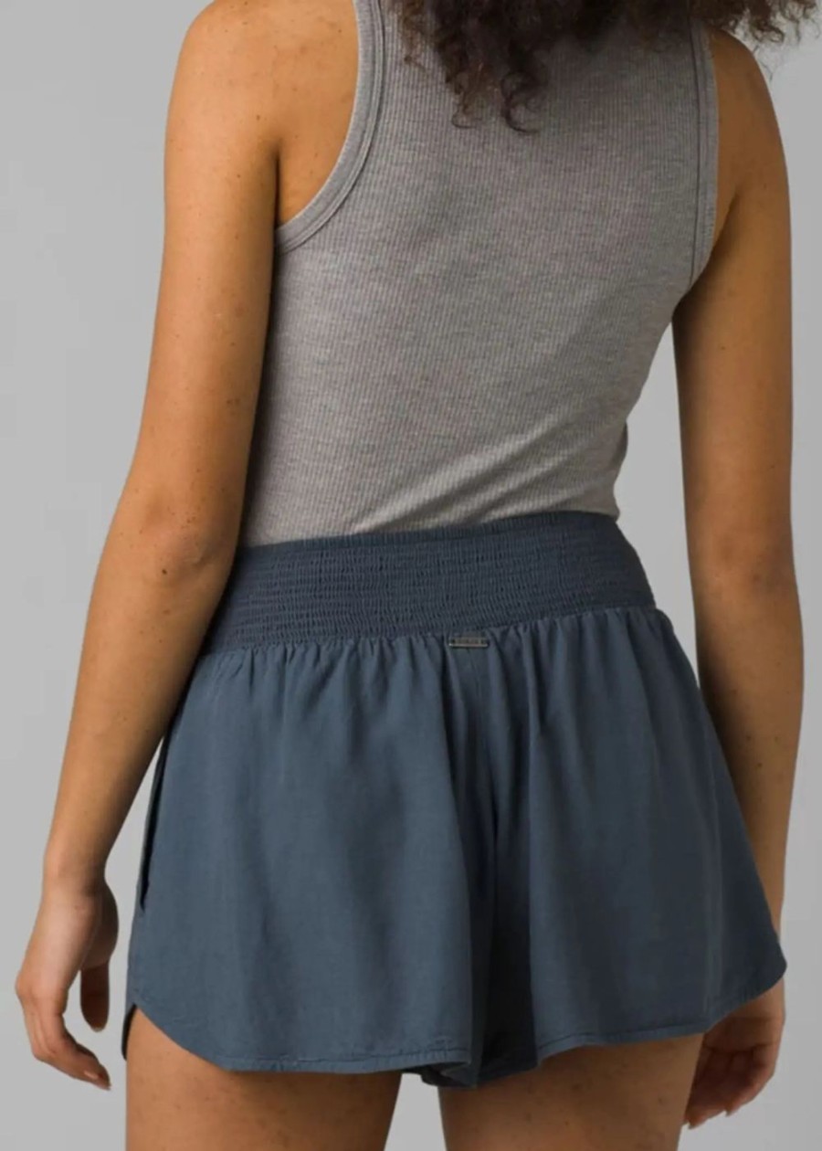 Women Prana Shorts & Skirts | Prana Teletropics Short Grey Blue